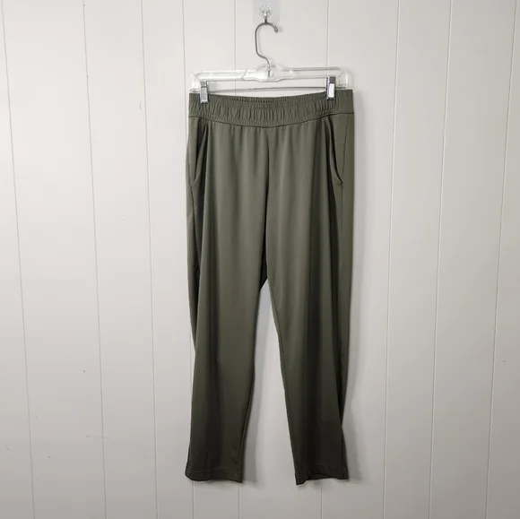 Columbia Green Pull On Pants Elastic Waistband Joggers Activewear Hiking Casual - Picture 12 of 12